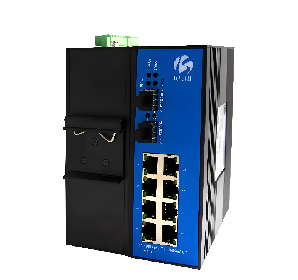 二層網管型工業交換機（2光8電）