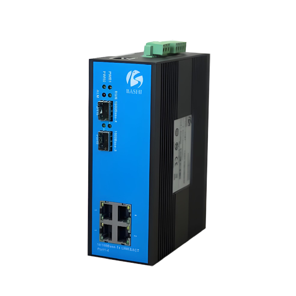 二層網管型工業交換機（2光4電）